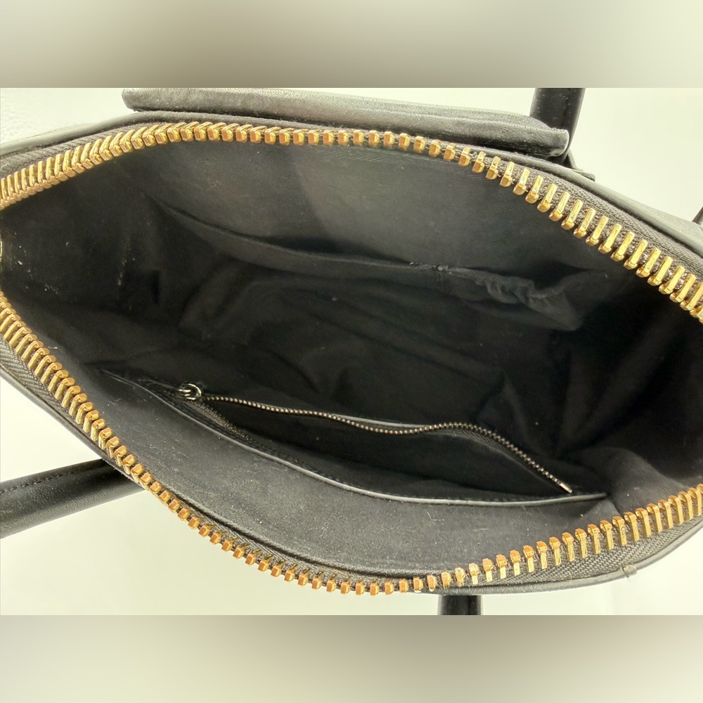 Givenchy Antigona Small Black Leather Satchel Top Handle Crossbody Bag - Picture 5 of 7